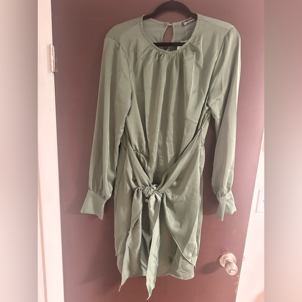 PrettyGarden Women's Long Sleeve Dress - Green